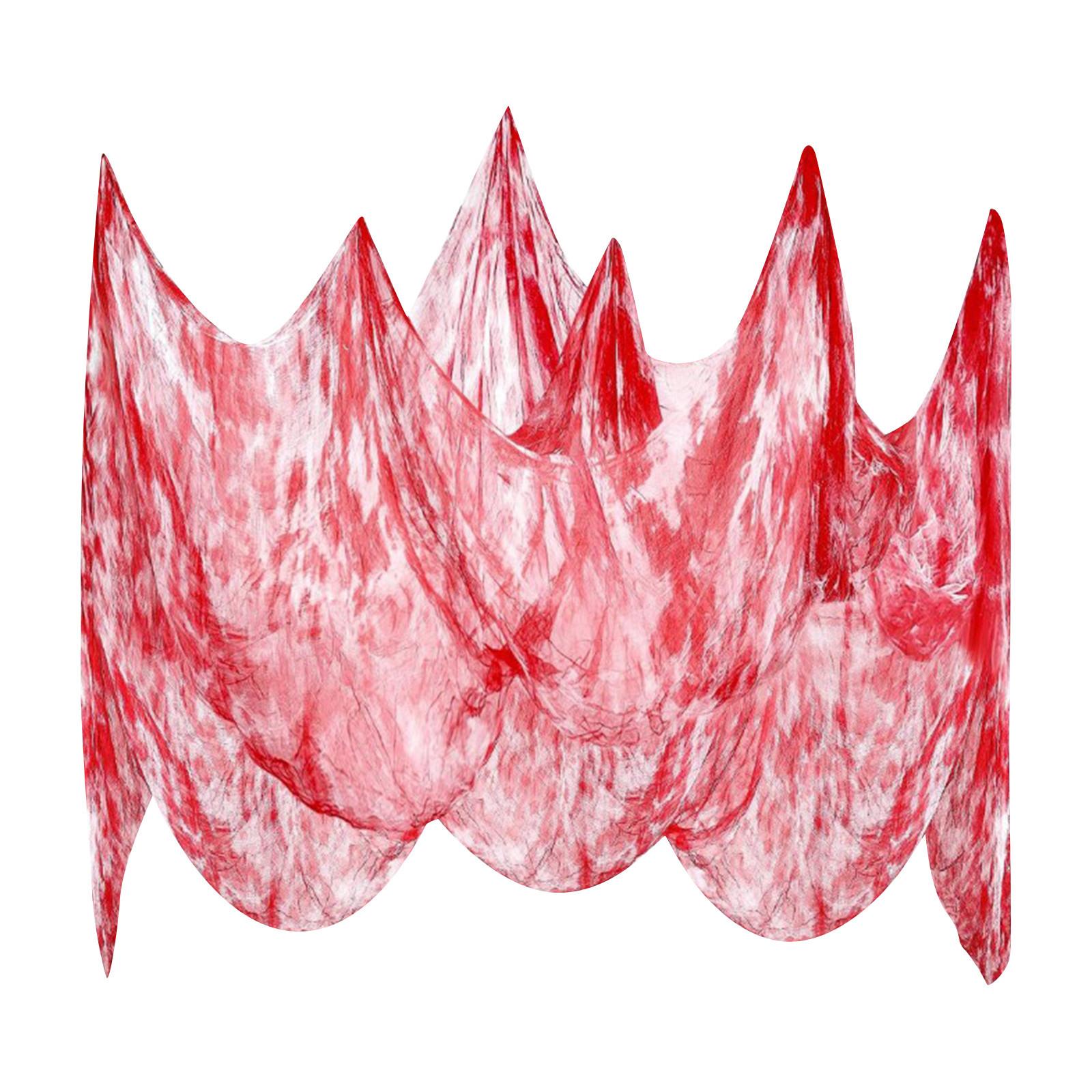 

Halloween Horror Cloth 276 X 85 Inch Horror Clothes Halloween Horror Decoration For Haunted House Party Supplies Indoor Outdoor One Size красный