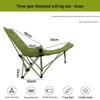 High-Back Adjustable Folding Outdoor Moon Chair with Leg Rest