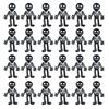 10/30Pcs Scary Halloween Stretchable Skull Skeleton Anti Stress Toy for Kids Birthday Party Favors Halloween Party Pinata Filler