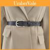 Genuine Leather Womens Casual Dress Belt With Doublesided Design For Office And Easy Wear