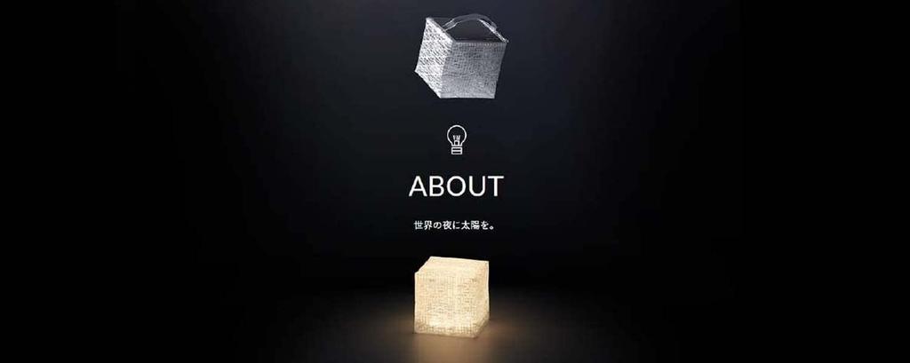 CARRY THE SUN Cool Bright Solar Lantern with White Belt, Medium Size (CTSC-WHM)