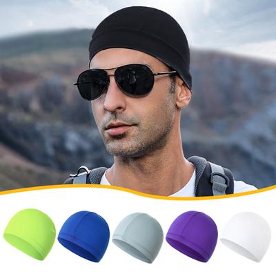 Helmfuttermütze Schnelltrocknende Sportmütze Atmungsaktives Gewebe Schweißableitende Hochelastische Sportmütze Kühlmütze