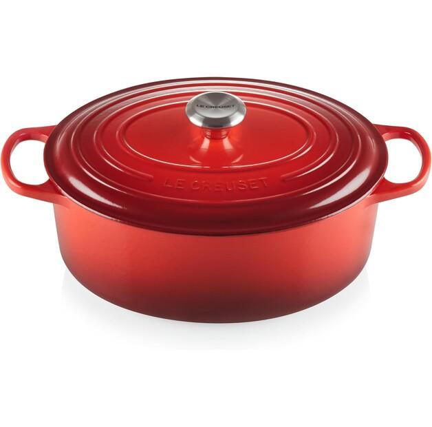 Cast Iron Roaster Le Creuset Signature Oval 31 Cm Cherry Red (21178310602430)