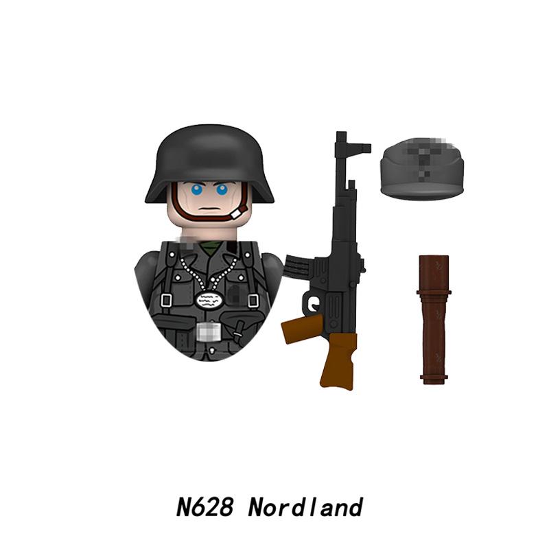 Kids Toys Mini Military Soldier Model Air Force Army Armed Camouflage Unit Small Particles Building Blocks Boys Holiday Gifts