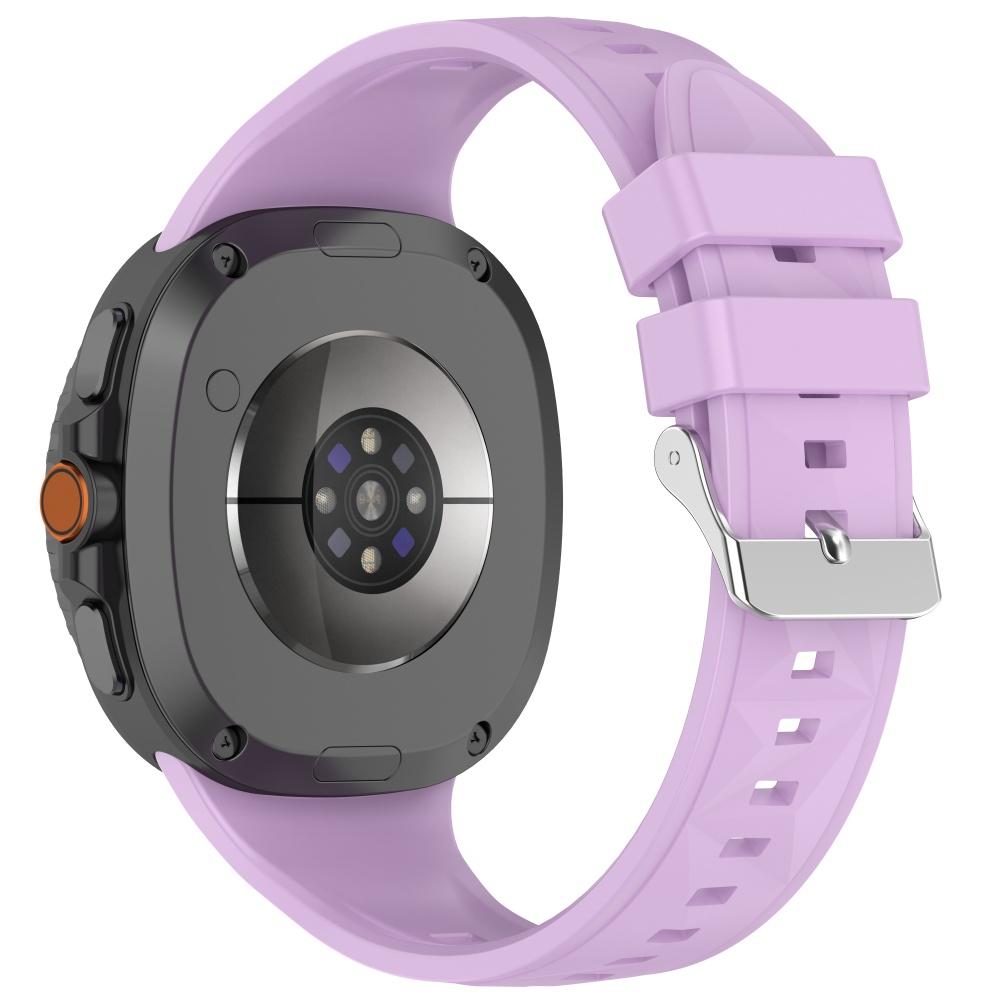 

Ремінець для годинника Samsung Galaxy Watch 8 44мм 40мм Силіконовий ремінець Дихаючий ремінець для годинника Samsung Watch 8 Classic 46мм Браслет Watch 8 Classic 46mm світло-фіолетового кольору