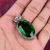Chrome Diopside Handmade Gemstone Pendant, 925 Solid Sterling Silver Pendant, Unique Design Jewelry Pendant