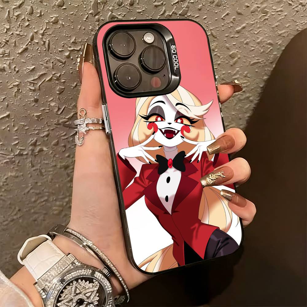 Hazbin Hotel Чарли Морнингстар Чехол для телефона для iPhone 17,16,15,14,13,12,11 Plus,Pro Max,XS,Цветной Посеребренный Внутренний Чехол iPhone16