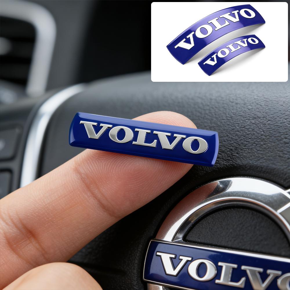 Per Volvo RDESIGN XC60 XC90 V60 V40 XC40 V50 S60 V70 V90 S90 T6 Coprimozzo Centrale Volante Auto Adesivo Emblema Decorazioni Accessori