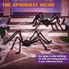 Halloween Decoration Giant Spider, Suitable for Garden Lawn and Indoor Decoration Props, Party Trick Simulation Balck Spider