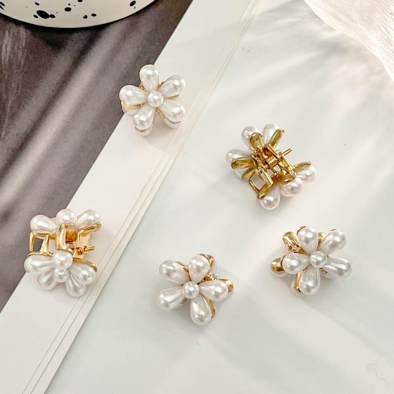 Exquisite Sweet Pearl Small Claw Clips Fashion Wer Clip Pin For Women Girl Elegant Hair Accessories 1/2/3/4pcs/set