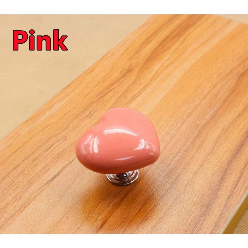 4/2/1PC Griff Toilettendruckknopf Herzförmiger Drucktank Druckschalter Toilettenbadezimmer Dekor Wasserdruck Spülknopf Werkzeuge