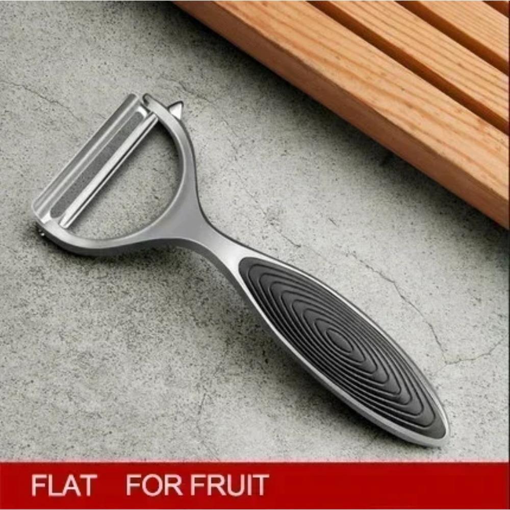 304 Stainless Steel Vegetable Peeler - Multi-Function Potato Carrot Grater Professional Kitchen Fruit Tool with Ergonomic Handle