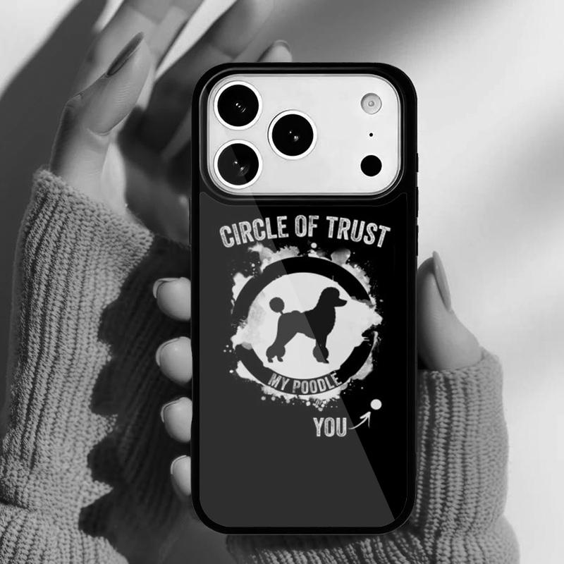 Funny Poodle Design Life Is Better With A Poodle Phone Case for iPhone 17 16 15 14 13 Pro Max Back Cover for 12 11 Pro Coque