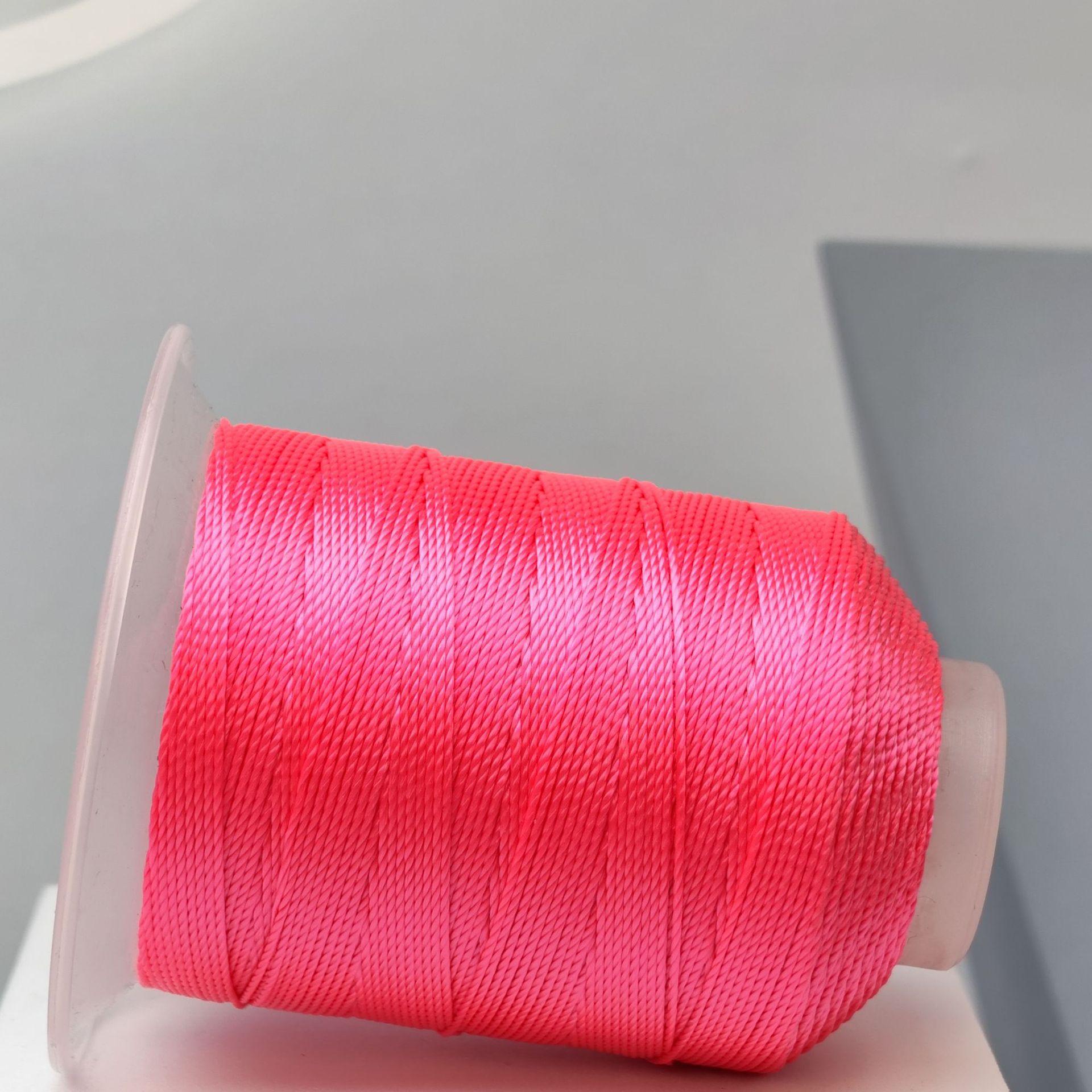 Carded Yarn 3-strand Special Cord for Hand-Knitted Bracelets Necklaces Jade Pendant Cords Factory Spot