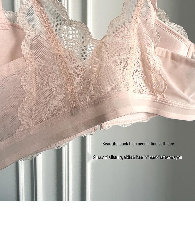 Wąska Aleja Francuska Koronka Przednie Zapięcie Push-Up Biustonosz dla Małych Biustów - Podkreśla, Unosi i Wspiera z Seksownym Designem Pleców.