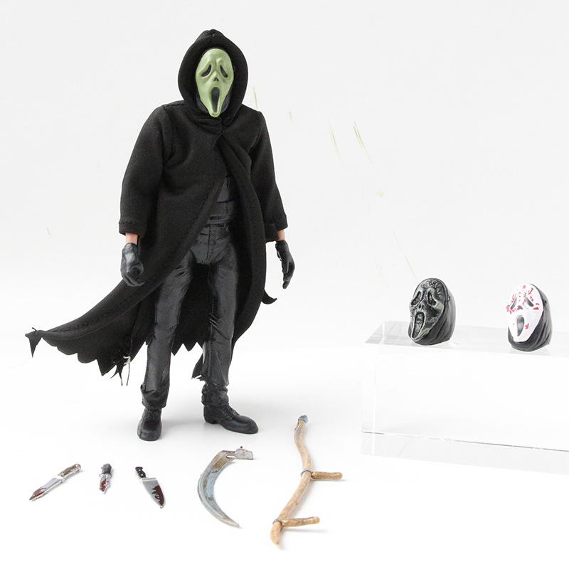 Haunting Ghost Face Handmade Model: Halloween Scream Series