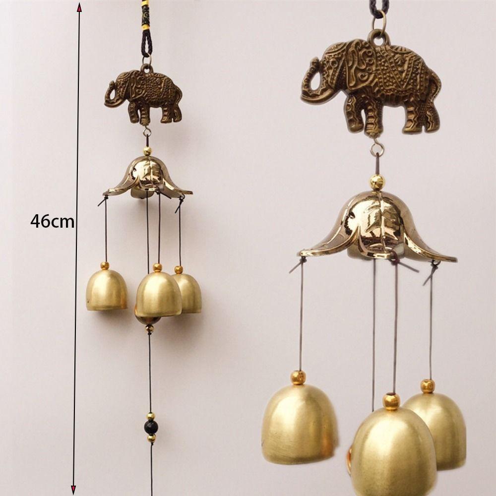 Copper Bells Wind Chimes DIY Pendant Wind Chimes Outdoor Garden Yard Decoration
