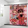 Anime Toilet B-Bound H-Hanako Kun Shower Curtain - Water-Repellent And Leak-Resistant, Mold And Mildew Resistant For
