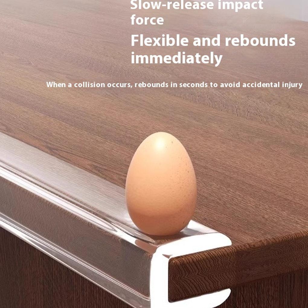 4m Transparent PVC Baby Protection Strip Anti-Bumb Kid Safety Table Edge Furniture Guard Corner U Protectors Baby Safety