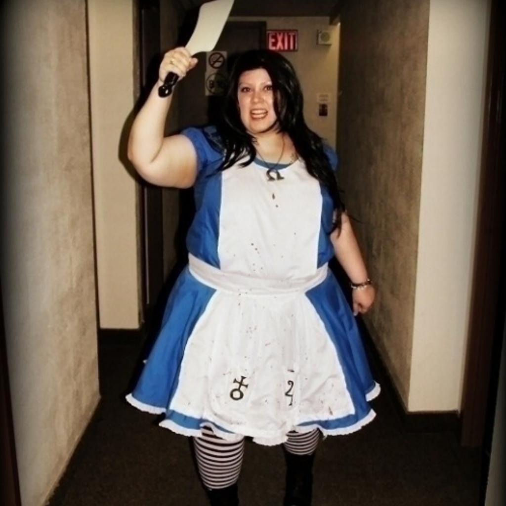 Anime Alice Princess Dress Maid Apron Dress Game Madness Returns Alice Cosplay Costume For Women Girls Halloween Party