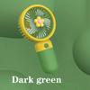 Portable Fan Cartoon Cute Fruit Flower Summer Flower Color Block Mini Handheld Small Fan Portable USB Charging Fan