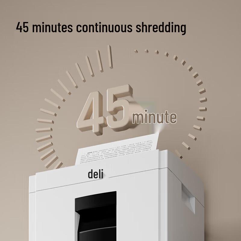 Deli 9953 P-5 Cross-Cut Paper Shredder CN Plug (adapter Included)