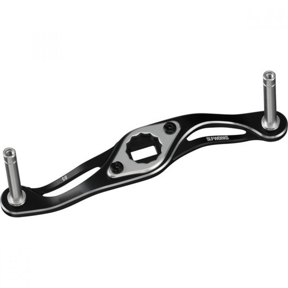 Slp Works Slpw 85mm Mc Crank Handle Black Silver Daiwa