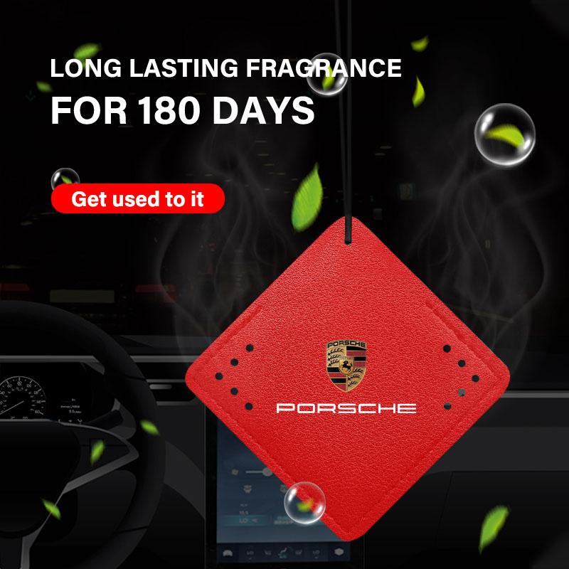 1Pcs Car Interior Pendant Aromatherapy Room Deodorant Sachet Car Styling For Porsche 911 918Spyder 928 944 968 Boxster Cayenne Macan Panamera