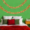 2m color stripe star decal, festive party background wall atmosphere decoration, star strip hanging decoration
