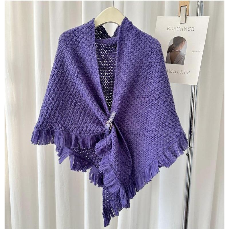 Elegant Triangular Shawl Scarf For Women Spring Autumn Winter