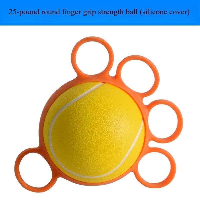 1PC Five-finger Grip Ball Stroke Hemiplegia Rehabilitation Training Elderly Exercise Equipment Wrist Finger Strength Finger Grip Ring