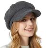 Woolen Solid Color Beret Fashion Outdoor Cotton Hat Autumn and Winter Windproof Hats Men's and Women's Universal Caps
