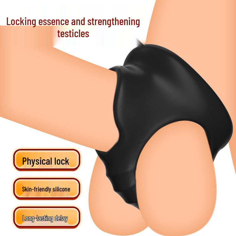 Silicone Non-Vibrating Men's Cock Ring - Four-Hole Design (HA-822)