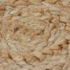 VidaXL Tapis Jute design tressé 90 cm rond