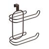Easy to Install Double Layer Towel and Toilet Paper Rack Hanging Tissue Roll Dispenser Bathroom Organization Tool