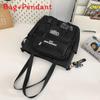 Streetwear Canvas Shoulder Bag For Men With Multiple Pockets For Daily Use