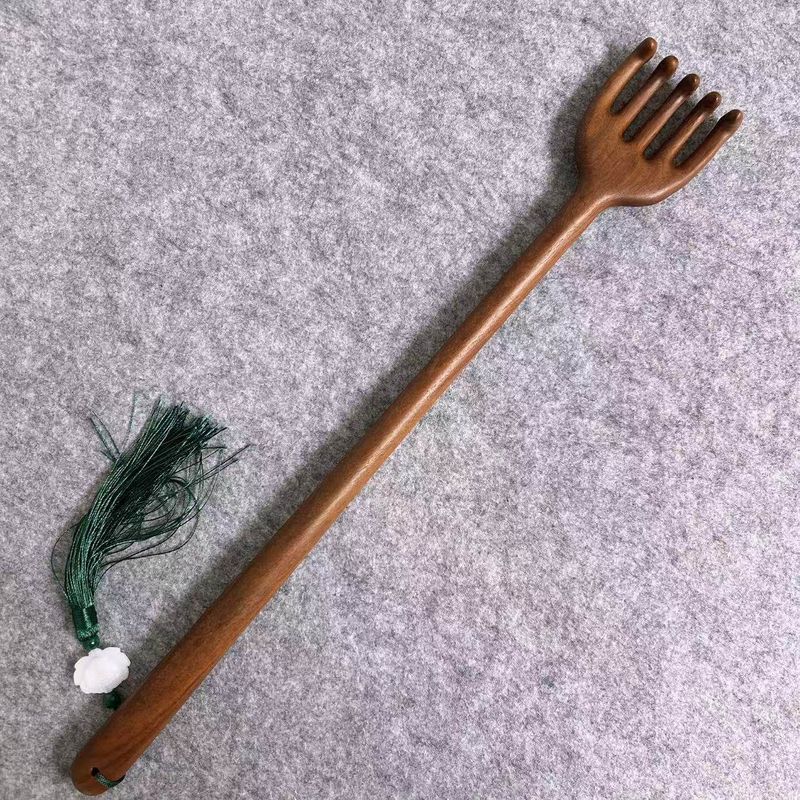 

Multifunctional Back Scratcher Made of Sandalwood, Self-Massage Tool for the Elderly, Back Tapping and Massage of Meridians and Acupuncture Points Sandalwood Multifunctional Itch Scratcher