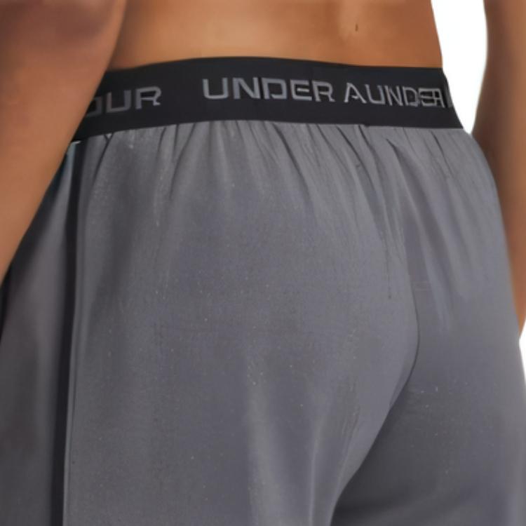 Under Armour Techplay Up Módní Pohodlné Trendy Jednoduché Střední Pas Sportovní Šortky Dámské šortky Šedá 1389882-025