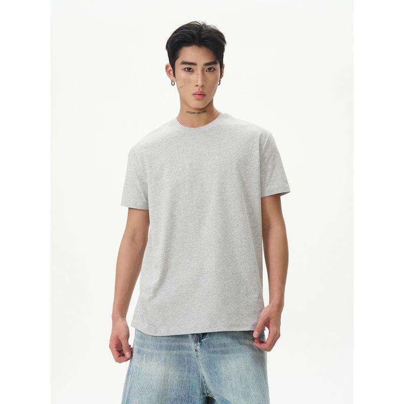 Kisko American Vintage Multi-Color Basic Cool Feeling Boxy Short Sleeve T-shirt Men's and Women's Summer Loose Casual T-shirt Couple