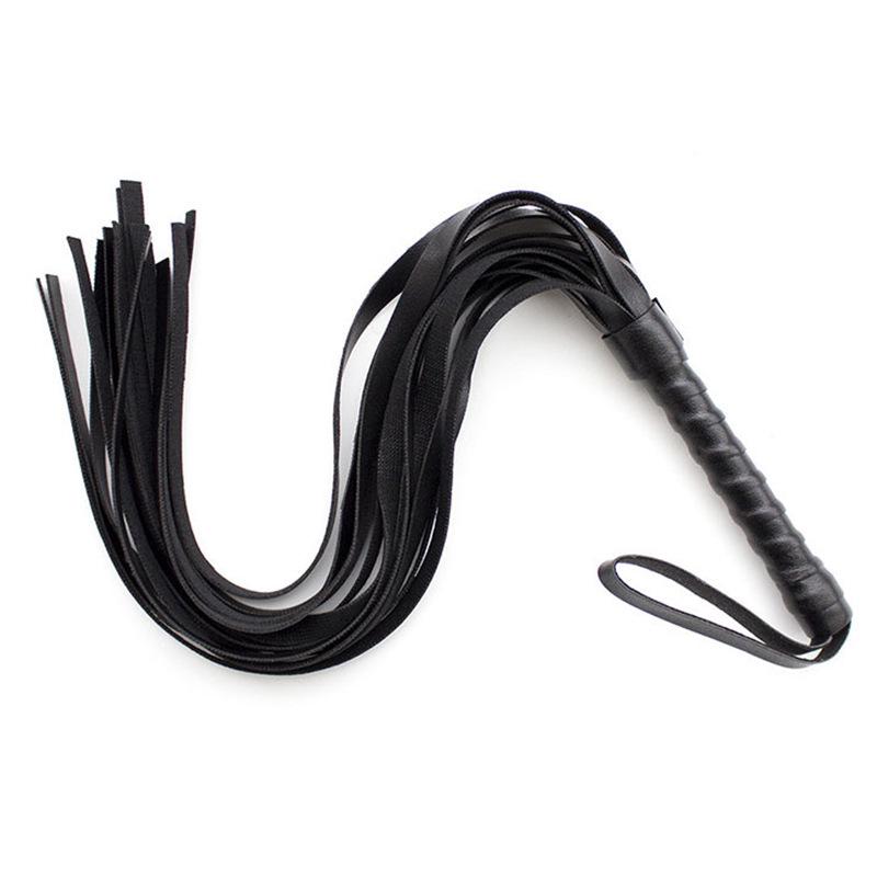 SM Bondage Kožený bič - Hračka z patentované kůže pro páry, flirtování a pouta