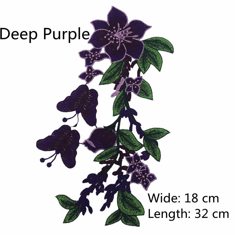 1 Stück Stickerei-Applikation, Blumen-Patch, Spitzenstoff-Zubehör