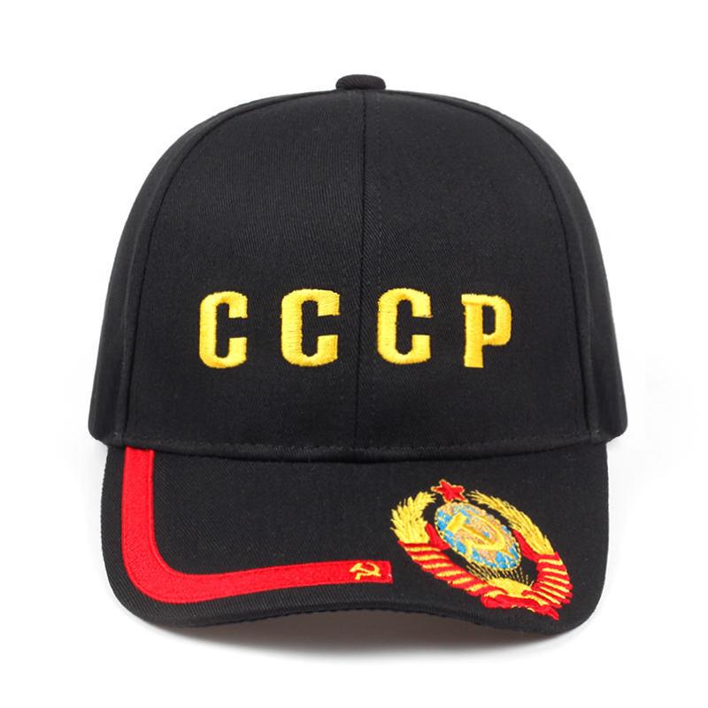 CCCP USSR Baseball Cap Cotton Russian National Emblem Embroidery Snapback Caps For Men Women Unisex Adjustable Outdoor Visor Hat