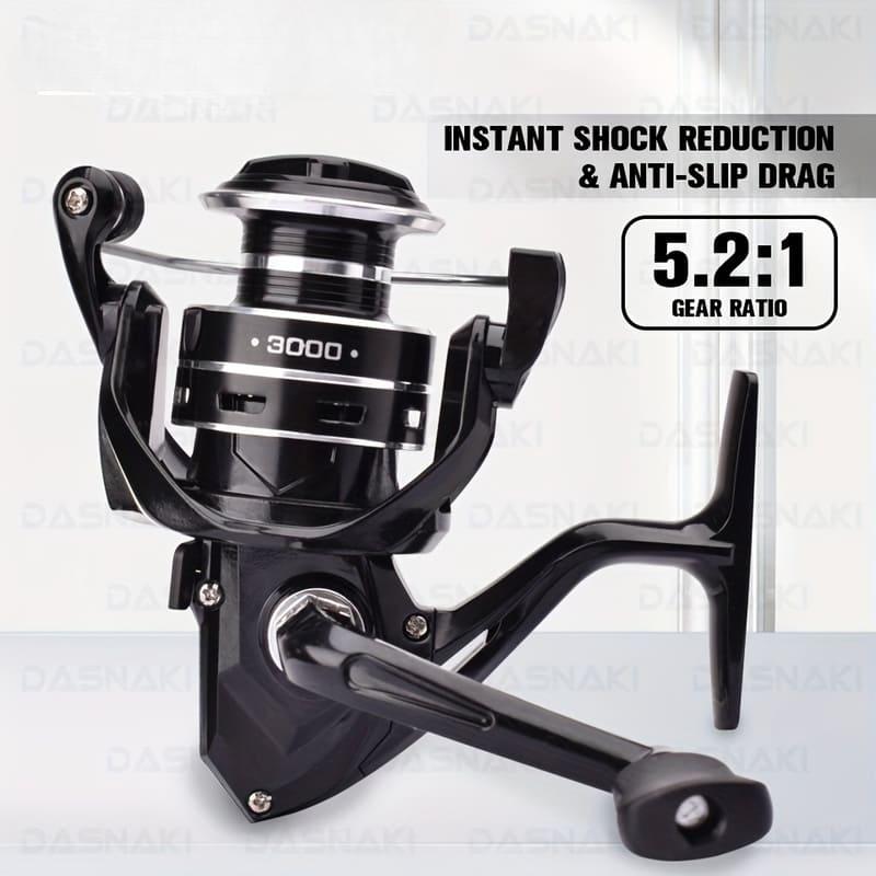 13+1BB High Quality High Load-bearing Zinc Alloy Spinning Reel 5.2:1 High Speed Biluya Reel EVA Grip Fishing Reel Casting Sea Fishing Reel