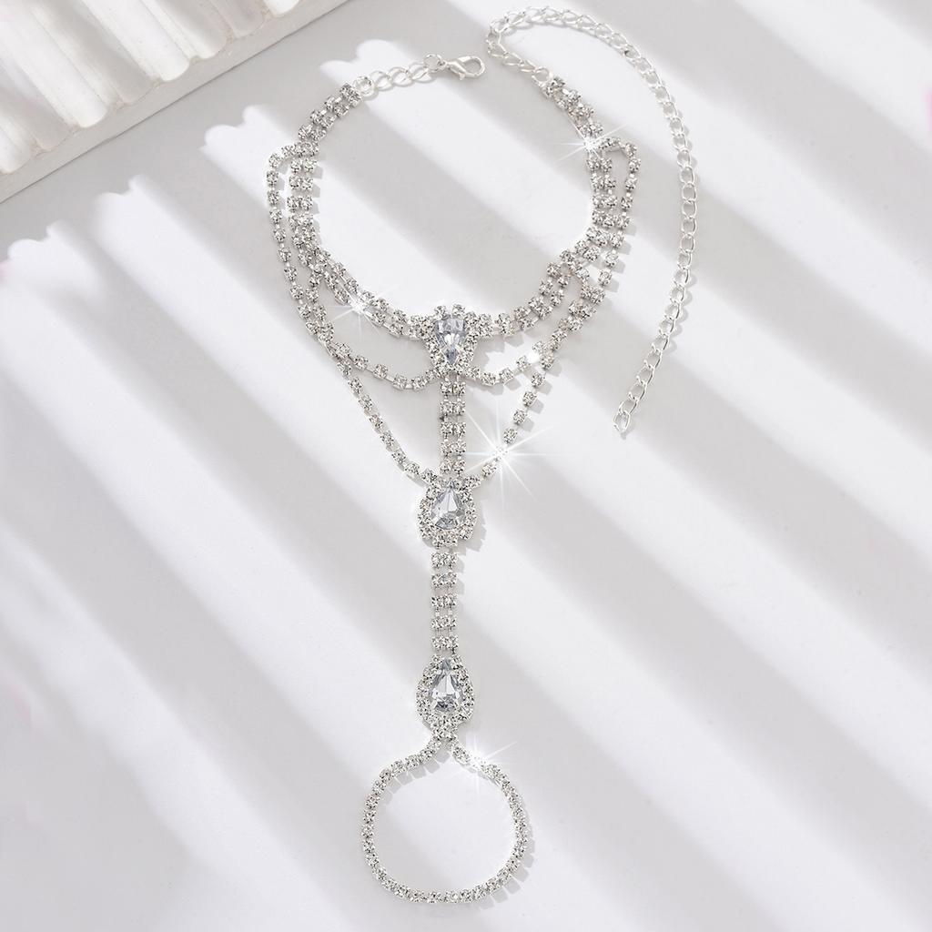 1 Women's Fashion Claw Chain Series Multi Layered Feet Chain Outdoor Beach Tourism Beach Banquet Party Festival Gift