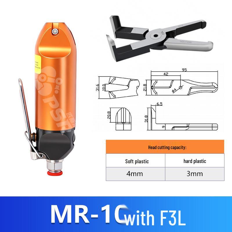 Industrial MR-10 Pneumatic Hand-Press Scissors: High-Pressure Air Shear for Cutting Plastic & Metal Sheets