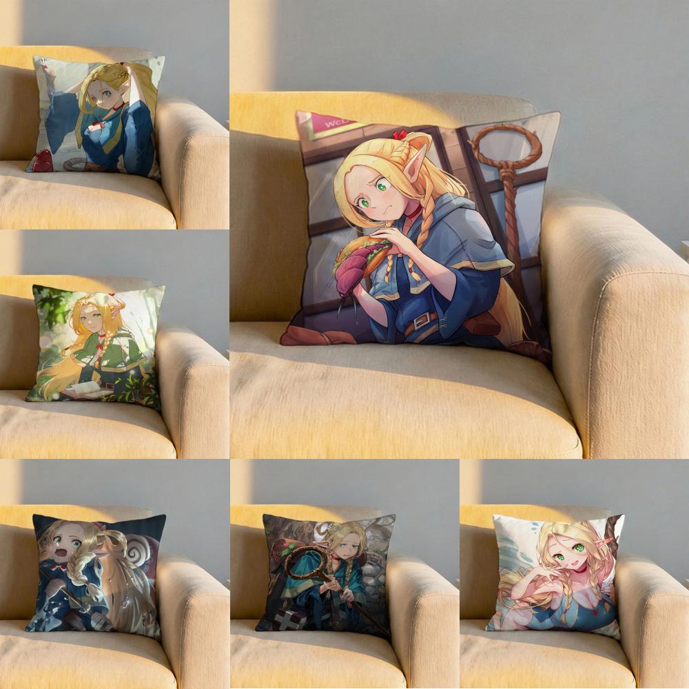 Anime MMarcille Donato Cushion Cover Soft Reversible Durable Pillow Cover MultiScene Use for Home Car Daily Comfort