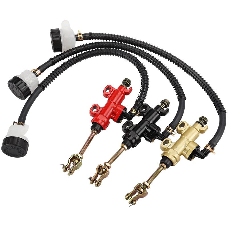 Universelle Motorrad-Hinterradbremspumpe Hydraulischer Hauptzylinder für ATV 50-250CC Pit Dirt Bike Suzuki Honda Yamaha