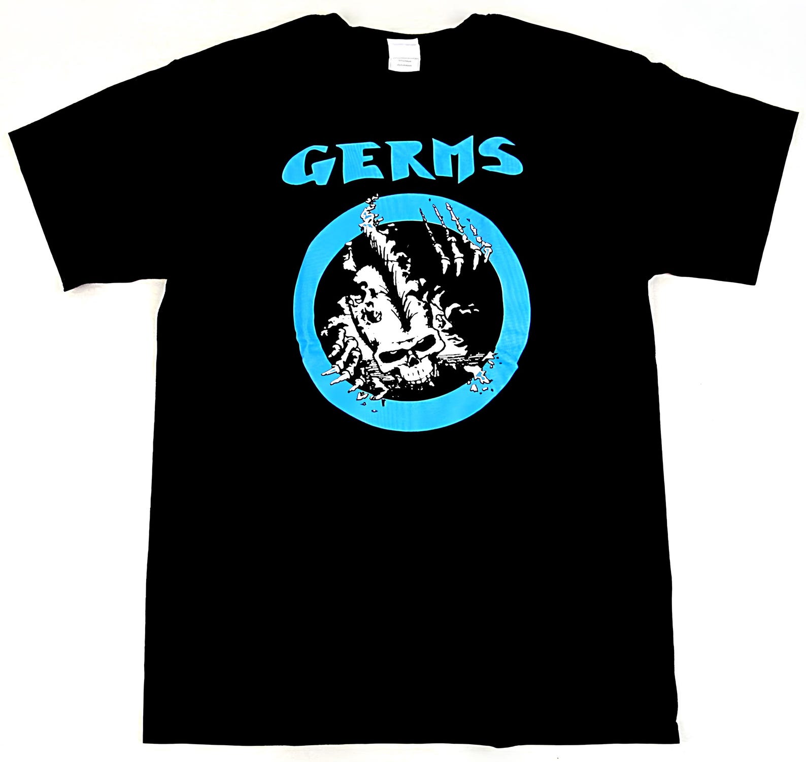 Punk Rock Skeleton reprint T shirt Size S-4X Black Casual Gildan 5000 3XL