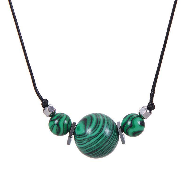 Náhrdelník s přívěskem Tygří oko a Ametystový obsidián, 16MM