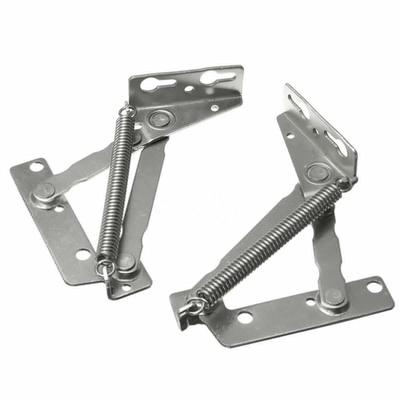 2 stücke 80 Grad Metall Sprung Scharniere Schrank Tür Lift Up Bleiben Klappe Top Unterstützung